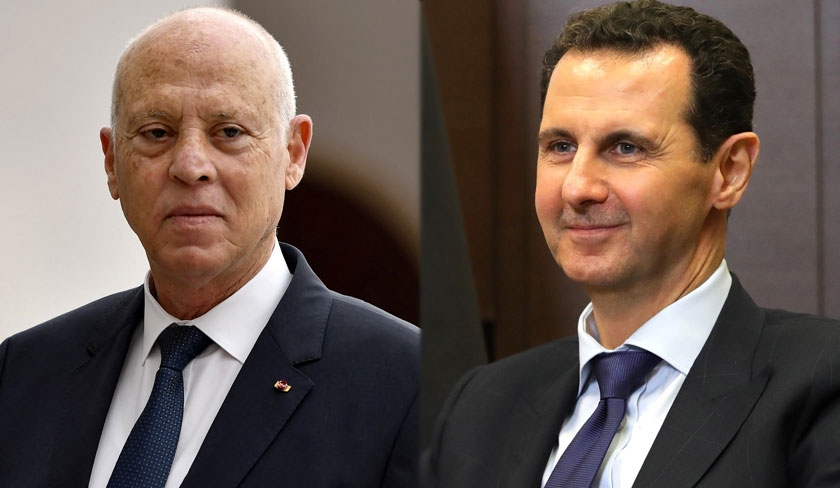 Kaïs Saïed transmet ses salutations à Bachar al-Assad