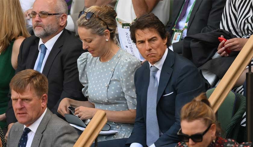 Les internautes s'extasient de la prsence de Tom Cruise  Wimbledon