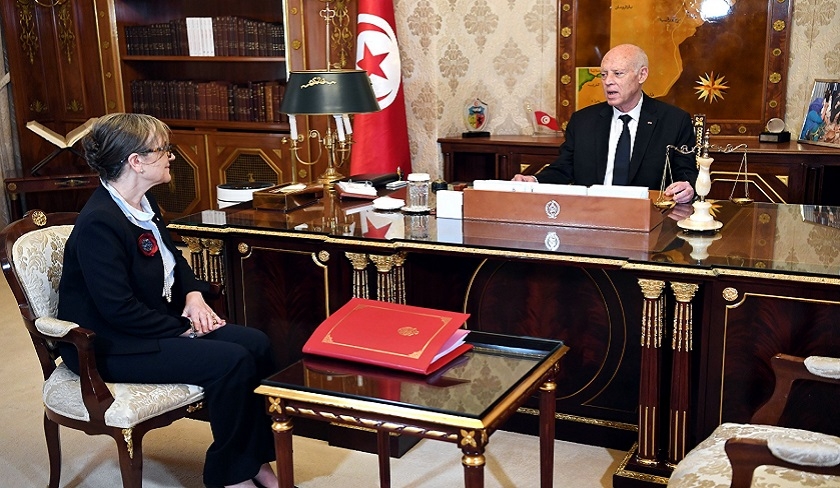 Kaïs Saïed s'entretient avec Najla Bouden à propos des fonds spoliés