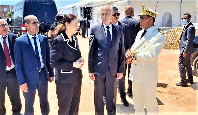 Kas Saed donne le coup denvoi des travaux pour le nouveau pont de Bizerte

