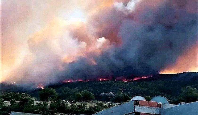 L'incendie de Djebel Boukornine matris  80% 
