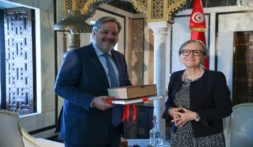 Najla Bouden reçoit l’ambassadeur belge à l’occasion de la fin de sa mission en Tunisie