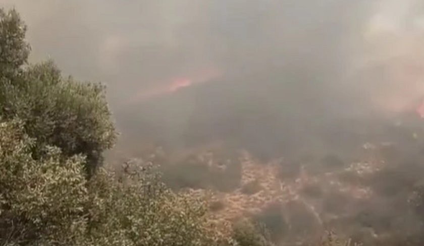 Le feu se déclare à Bargou
