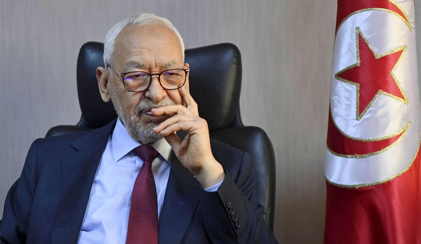 Ghannouchi devant la brigade de lAouina pour avoir qualifi les scuritaires de Taghout 
