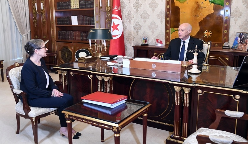 Kaïs Saïed reçoit Najla Bouden pour évoquer l'inflation législative