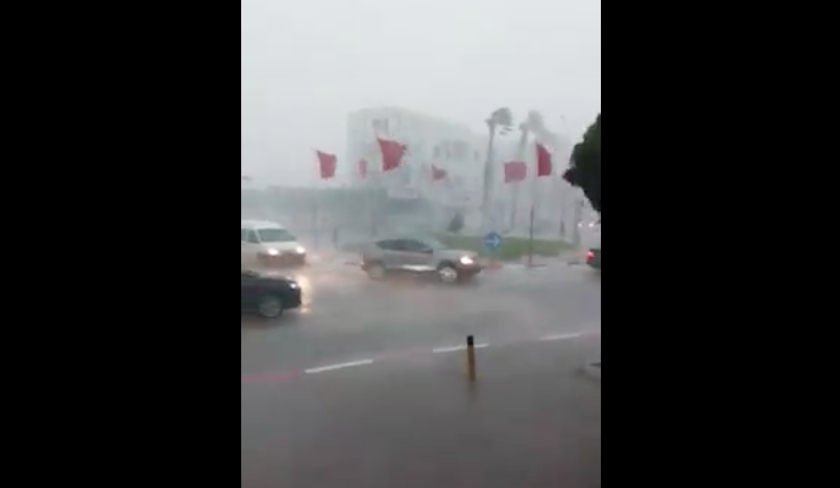En vidéos :  tempête à Sousse et pluies torrentielles 
