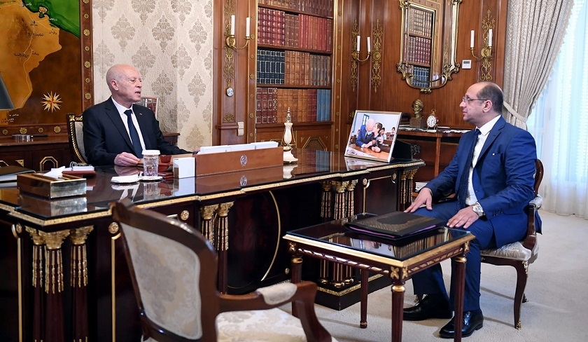 Kaïs Saïed reçoit Malek Zahi pour évoquer les sociétés communautaires