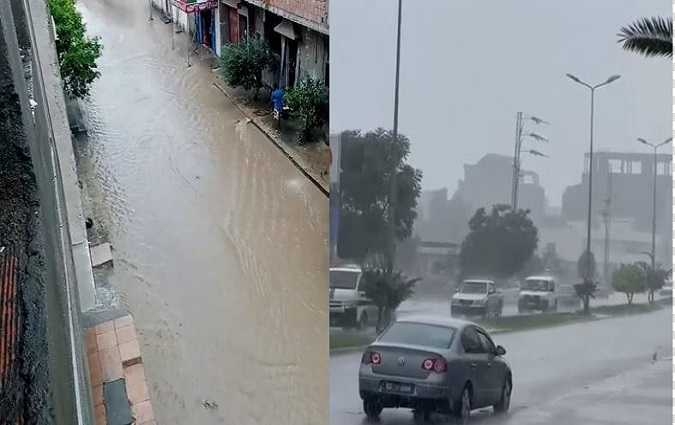Nabeul – De fortes pluies causent le blocage de certaines routes 