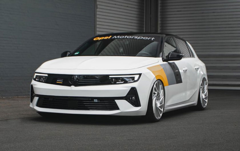 Opel Astra XS, un show car basé sur la nouvelle version hybride rechargeable du véhicule