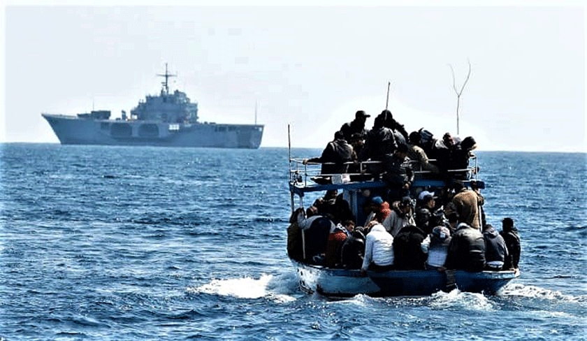 La garde nationale sauve 219 émigrés clandestins de la noyade

