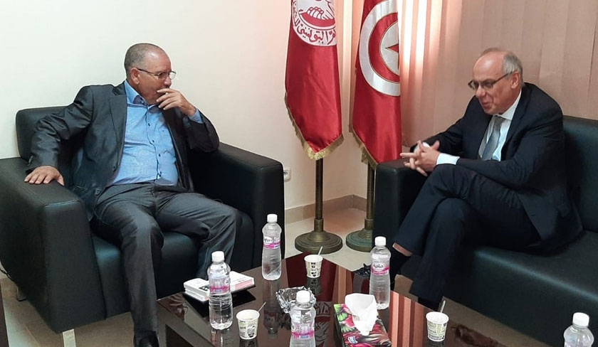Noureddine Taboubi reçoit l’ambassadeur russe
