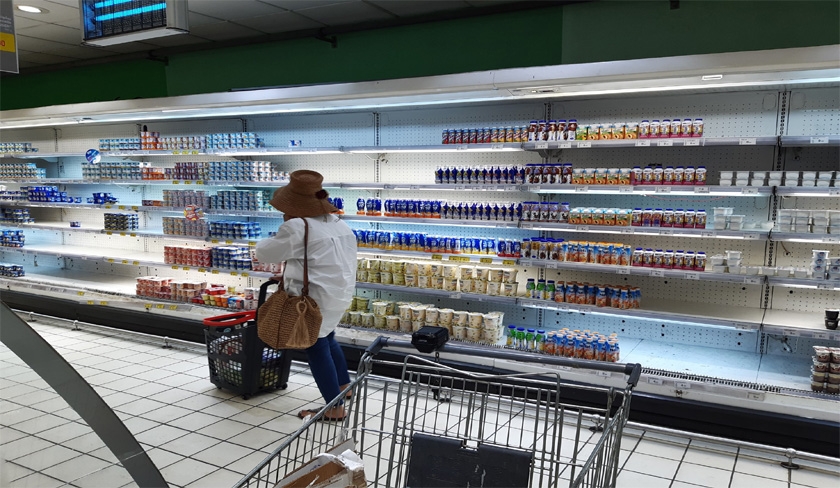A leur tour, les yaourts disparaissent des rayons des supermarchés