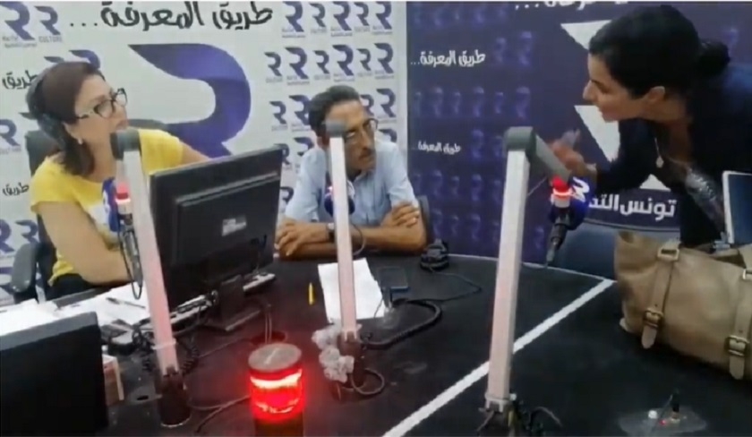 En colère, Olfa Hamdi quitte le plateau de la Radio culturelle

