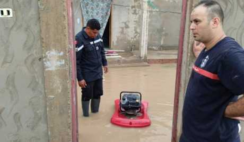 Des pluies torrentielles causent des dégâts dans des habitations à Kasserine