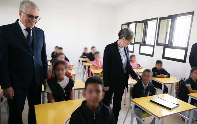 Rentrée scolaire : une salle de classe sur mesure pour Najla Bouden