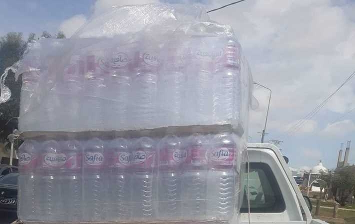 921 litres d’eau minérale saisis à l’Ariana