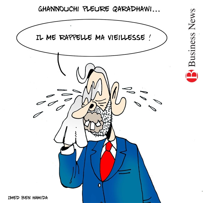 Ghannouchi pleure Qaradawi 