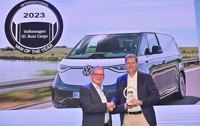 Le Volkswagen ID. Buzz Cargo rcompens par le prix 