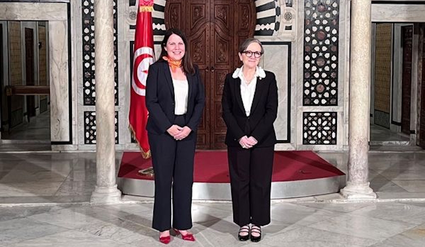 Natasha Franceschi et Najla Bouden discutent de laccord entre la Tunisie et le FMI 
