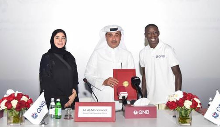 La Star du  tik tok, Khaby Lame, ambassadeur officiel de la marque du Groupe QNB pour la Coupe du Monde de la FIFA