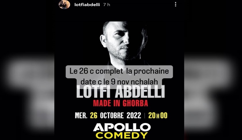 Lotfi Abdelli  Paris :  mon spectacle affiche complet !