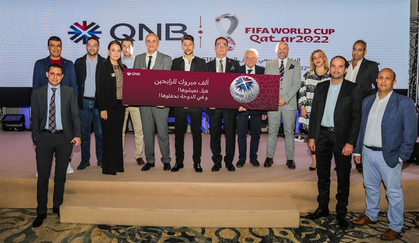 Le Groupe QNB organise une cérémonie en l’honneur des gagnants des prix pour assister aux matchs de la Tunisie dans la Coupe du Monde de la FIFA, Qatar 2022™