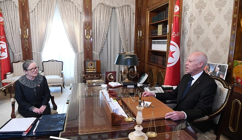 Kas Saed discute avec Najla Bouden de sa participation  la COP 27

