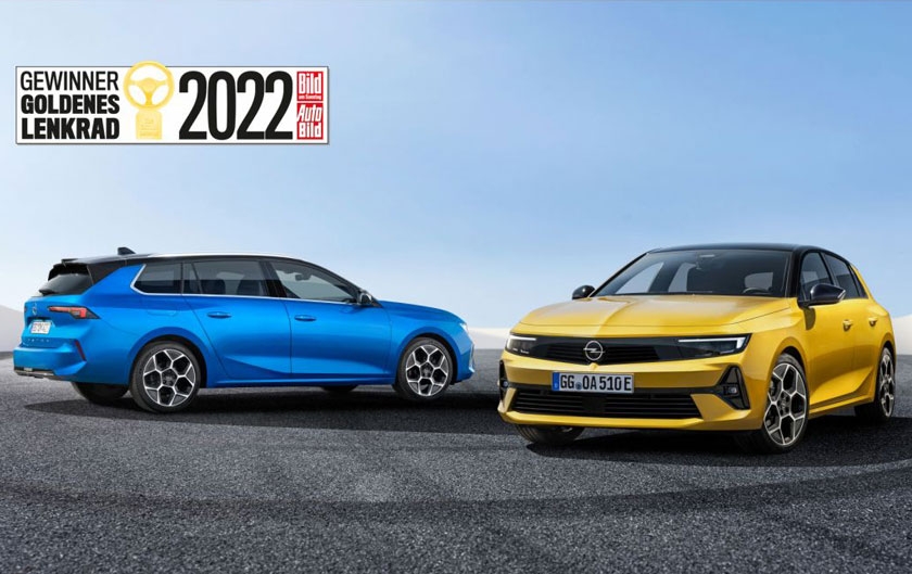 La nouvelle Opel Astra remporte le « Volant d’or 2022 »