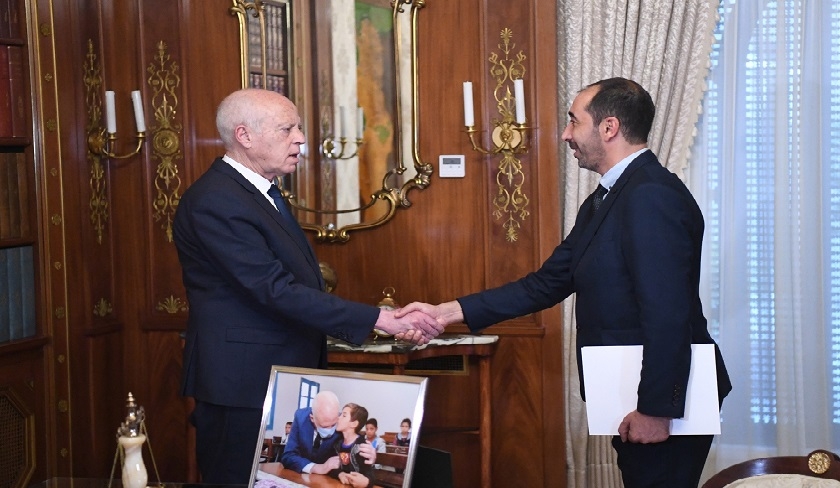 Kaïs Saïed reçoit le président de la Fondation Fida