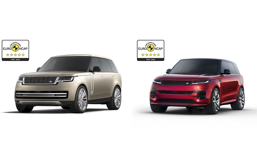 Crash-tests Euro NCAP : cinq étoiles pour les nouveaux Range Rover et Range Rover Sport