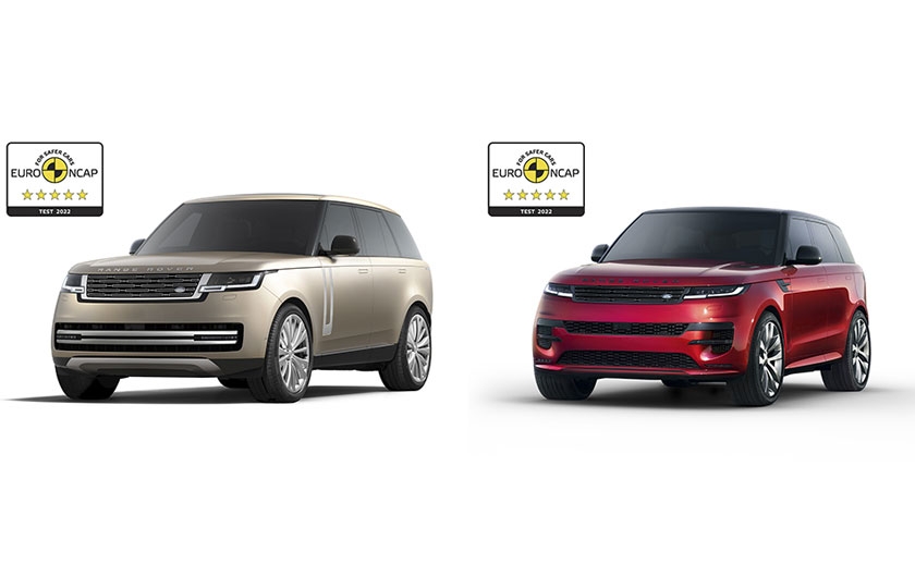 Crash-tests Euro NCAP : cinq toiles pour les nouveaux Range Rover et Range Rover Sport