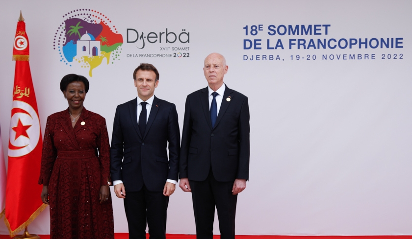 Emmanuel Macron souhaite une reconqute de la langue franaise  travers la Francophonie 
