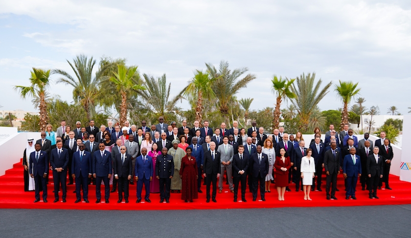 Les principaux dirigeants prsents  la 18e dition du sommet de la Francophonie  Djerba 
