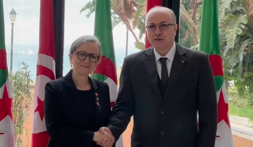 Najla Bouden en Algérie pour une visite de travail