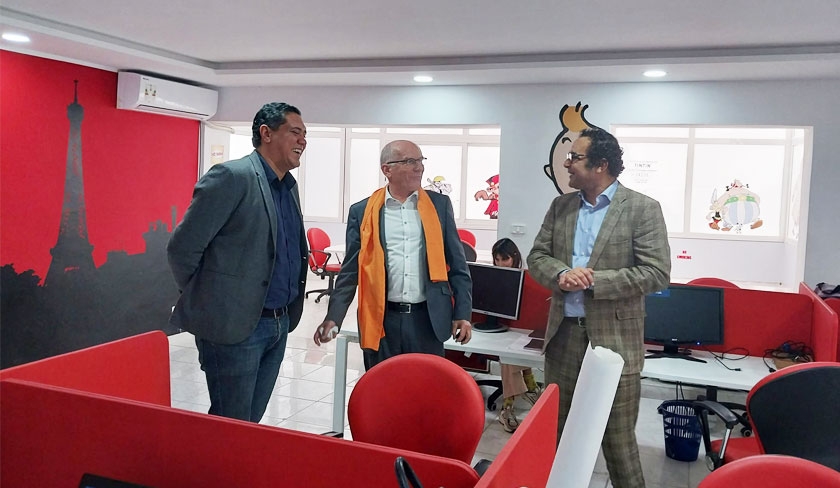 Marcus Cornaro en visite à Business News