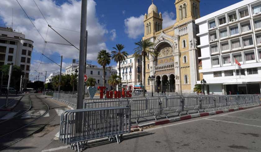 Ministère de l'Intérieur : interdiction de circuler dans une partie du centre-ville de Tunis