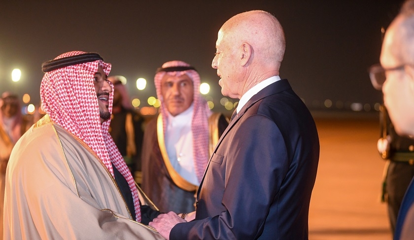 Kaïs Saïed arrive à Riyadh pour le sommet sino-arabe