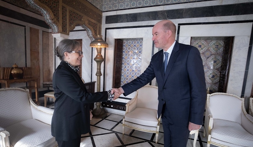 Najla Bouden reçoit l’ambassadeur de Suisse en Tunisie