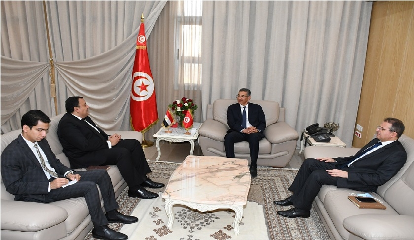Rencontre entre Taoufik Charfeddine et son homologue égyptien
