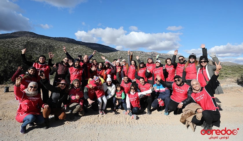 Ooredoo lance sa campagne de reboisement de 70 hectares dans la région de Bargou