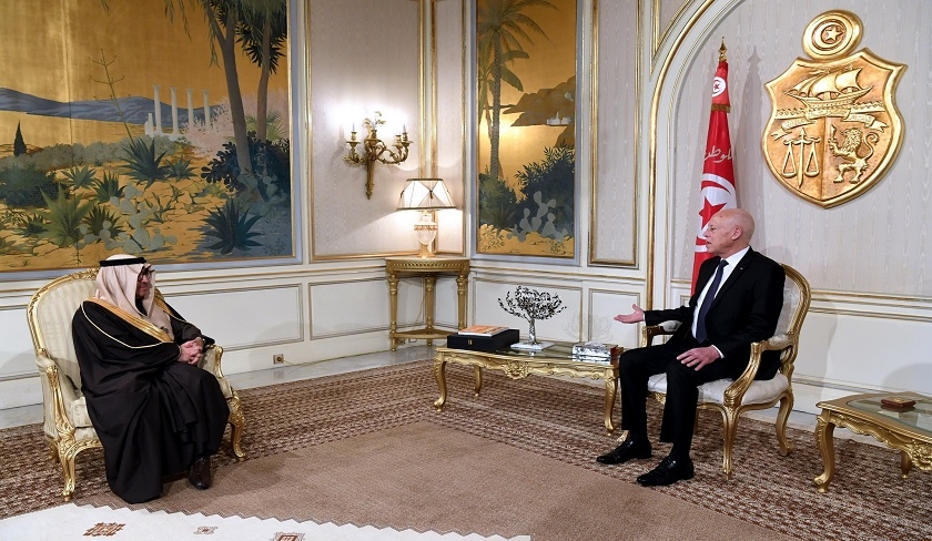 Kaïs Saïed reçoit le président de l'Organisation arabe du tourisme