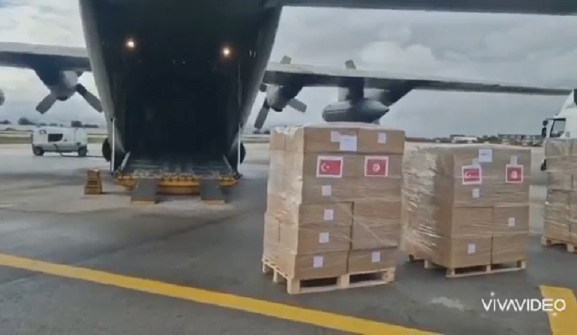 La Tunisie envoie deux avions d’aides humanitaires pour la Turquie et la Syrie 