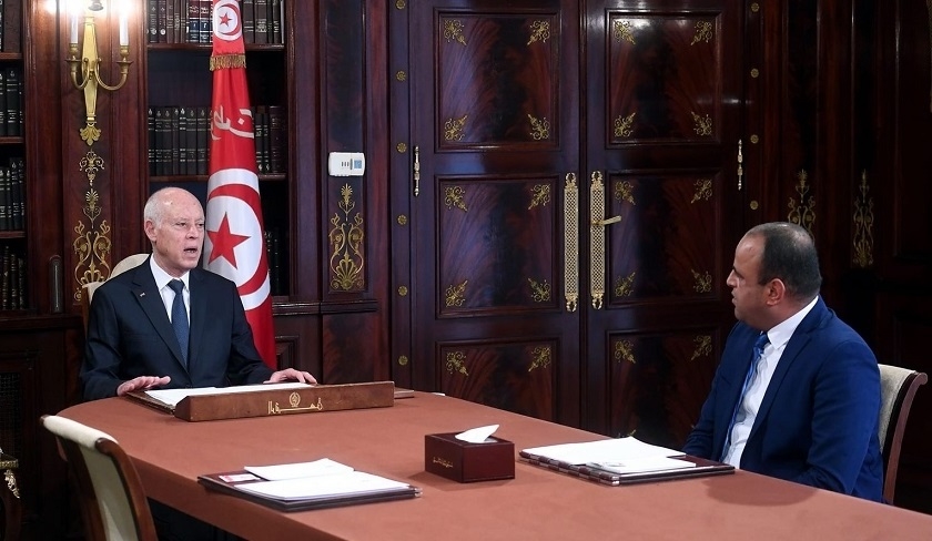 Kaïs Saïed discute de la conciliation pénale avec Makrem Ben Mna