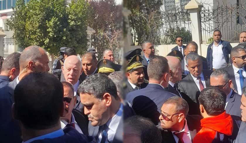 Kaïs Saïed en visite à Ghardimaou