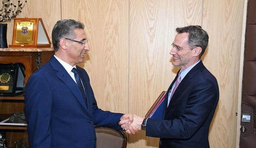Le ministre de l'Intérieur reçoit l'ambassadeur des États-Unis