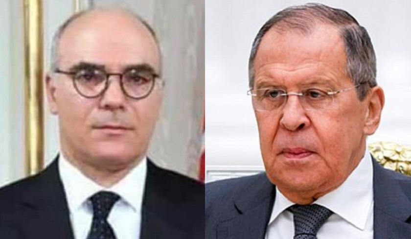 Nabil Ammar sentretient avec Sergue Lavrov