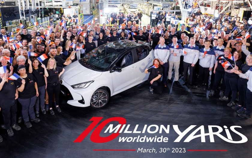 La Toyota Yaris atteint la barre des dix millions d’exemplaires dans le monde
