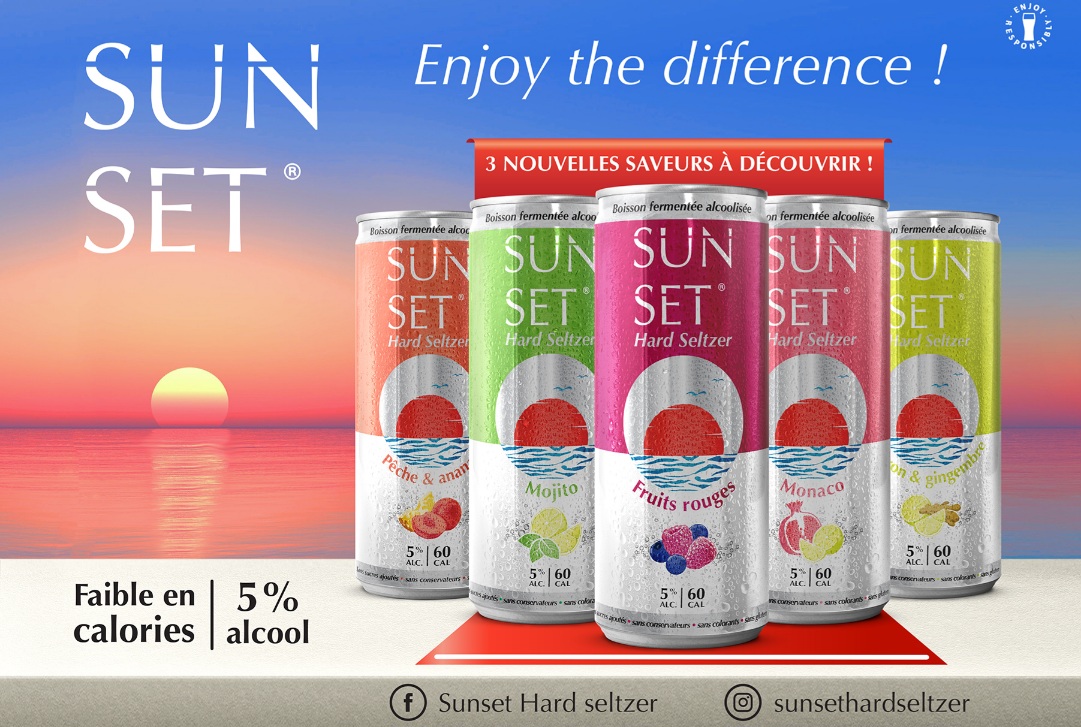 Sonobra Group lance en Tunisie une boisson inédite sous la marque SUNSET® HARD SELTZER