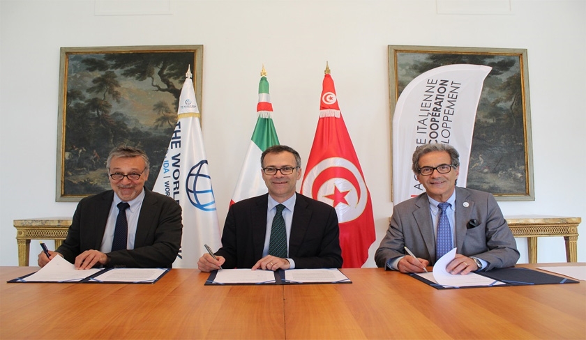 L’Italie et la Banque mondiale accordent un million d’euros à la Tunisie en faveur du programme de réformes