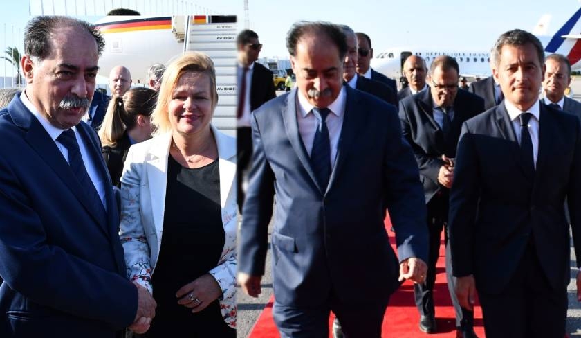 Kamel Feki accueille Nansy Faeser et Gérald Darmanin